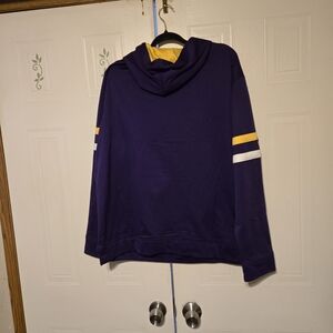NFL Purple and Yellow Men's Hoodie